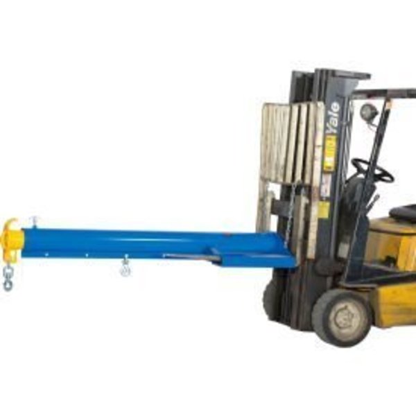 Global Equipment Forklift Telescoping Jib Boom Crane, 86-1/4"L-153-3/4"L, 4000 Lb. Capacity F7723